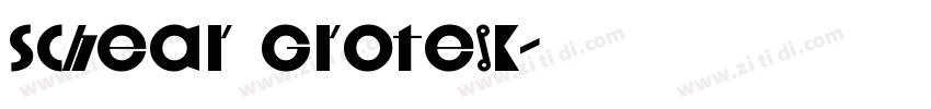 Schear Grotesk字体转换
